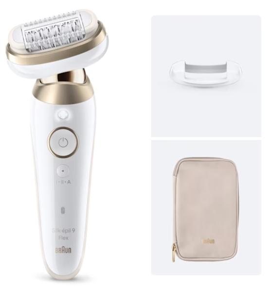 Braun Epilierer Silk-épil 9 Flex SES9-011 / 8700216963626 Gold, Weiß