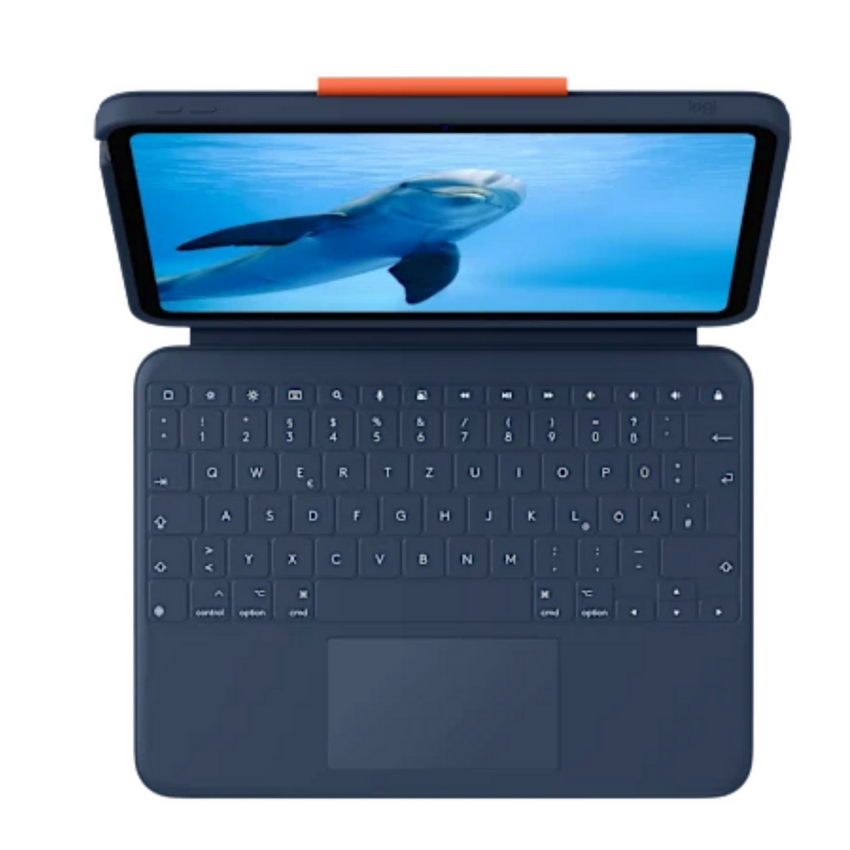 Logitech Hülle und Tastatur Rugged Combo 4 Touch für iPad / 920-011182 Blau