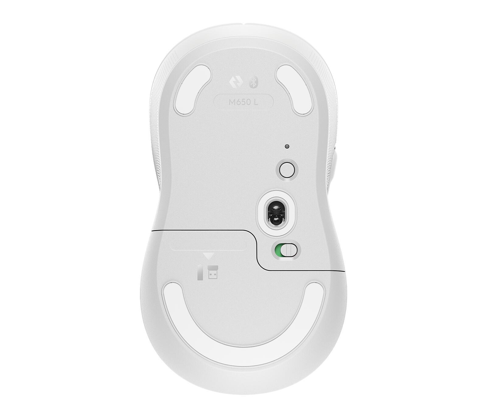 Logitech Ratón M650 L Signature / 910-006238 Blanco