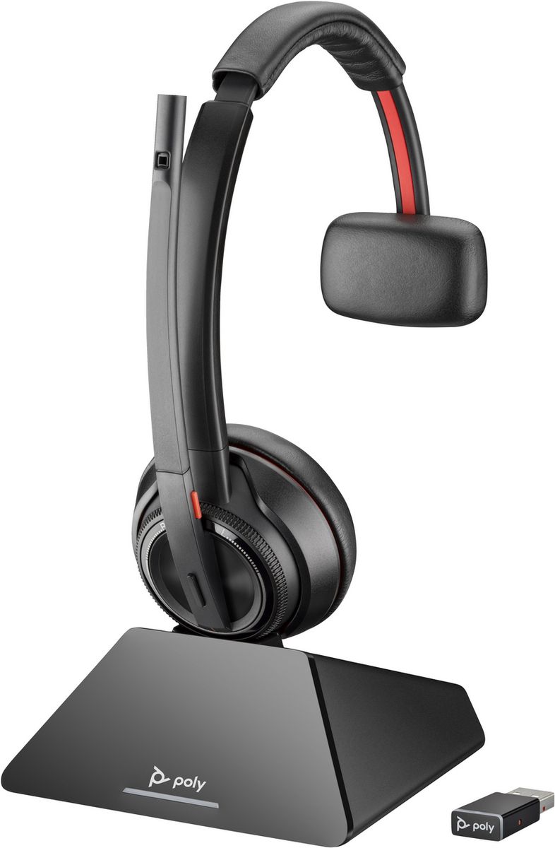 Plantronics/Poly Headset Savi 8210-M / 8D3J8AA Schwarz