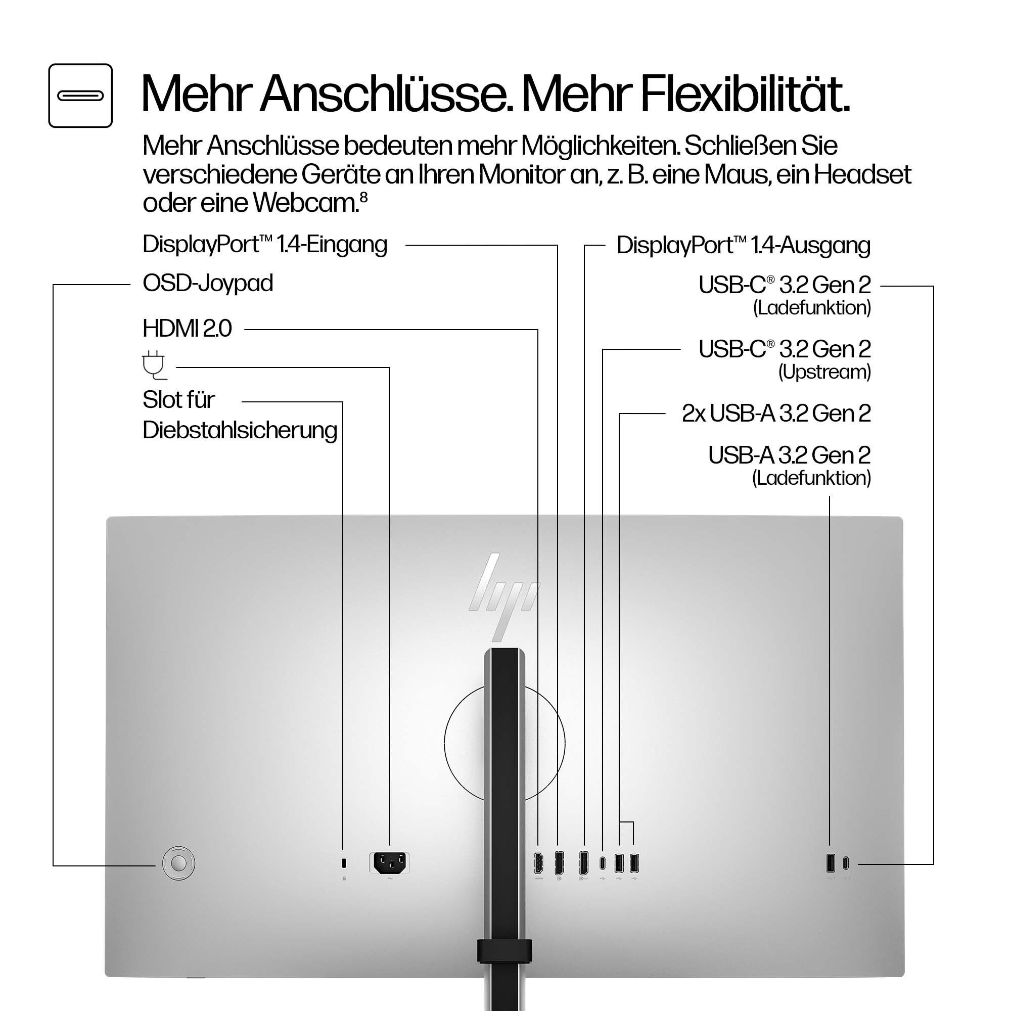 HP Monitor 727pq / 8J4D8UT#ABB Negro Standard 68,6 cm (27")