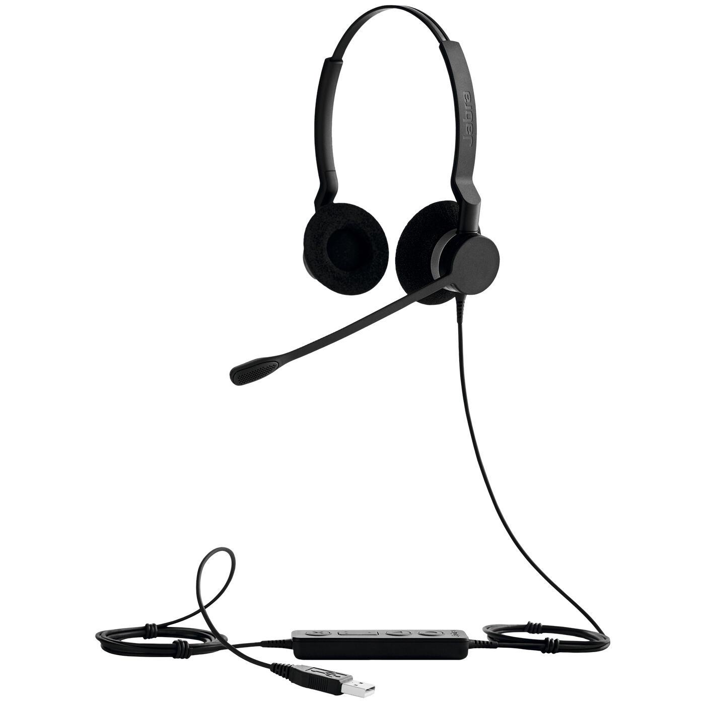 Jabra Casque BIZ 2300 Duo USB-A MS NC / 2399-823-109 Noir