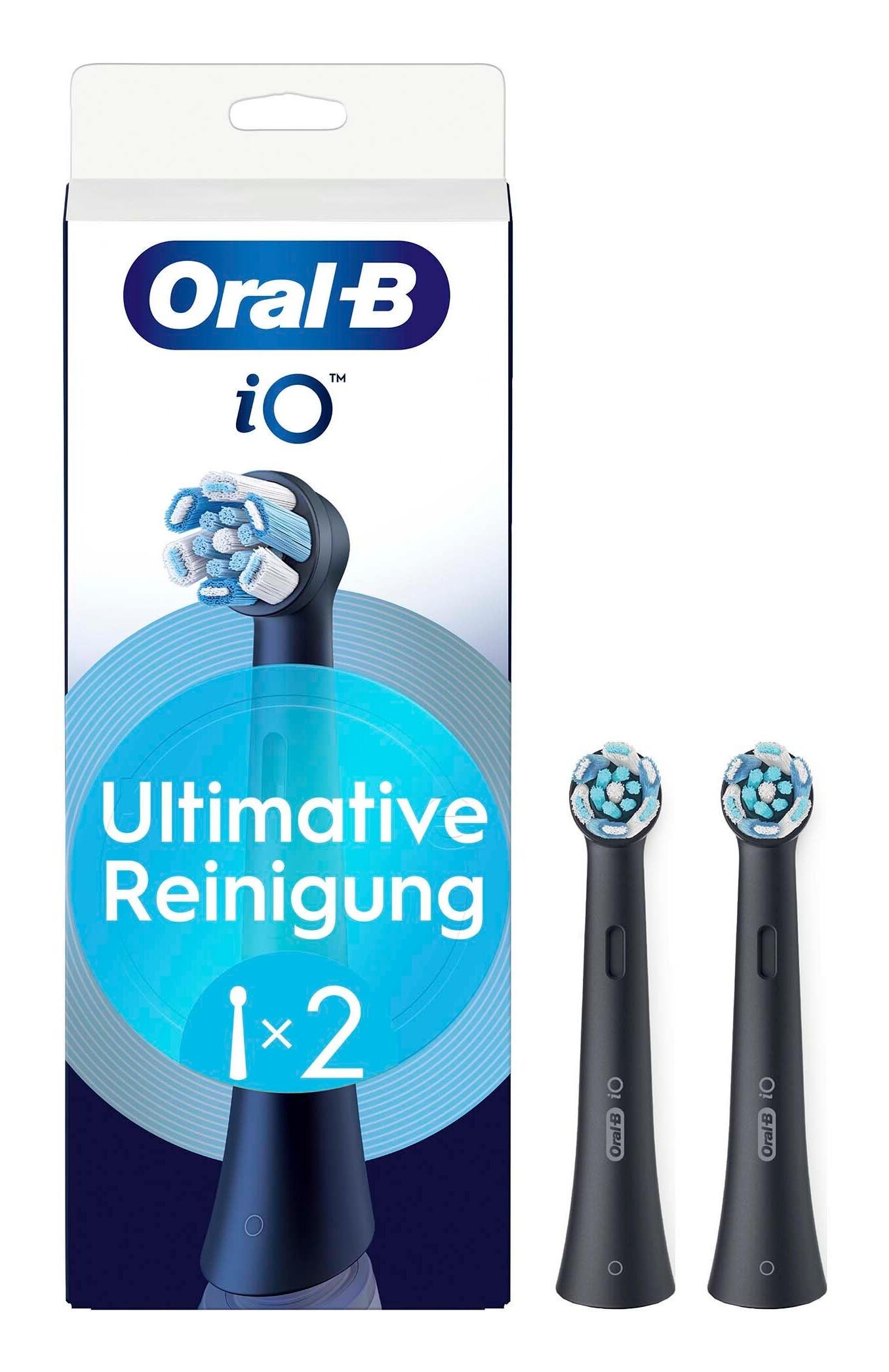 Oral-B Attachable toothbrush iO Ultimative Reinigung / 8700216373807 Black Doppelpack