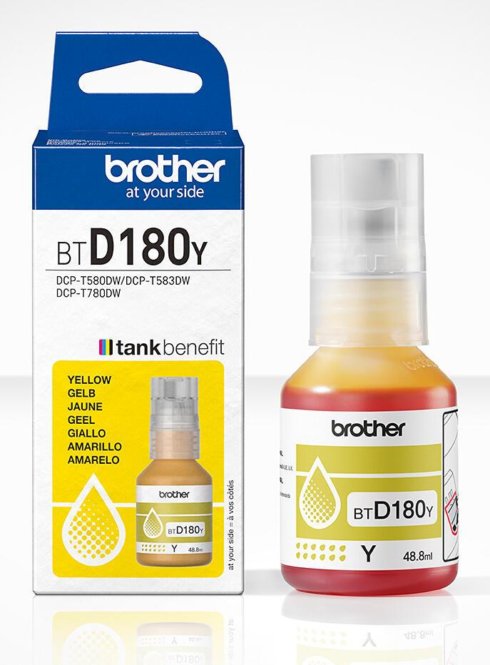 Brother Encre BTD180Y / BTD180Y Jaune