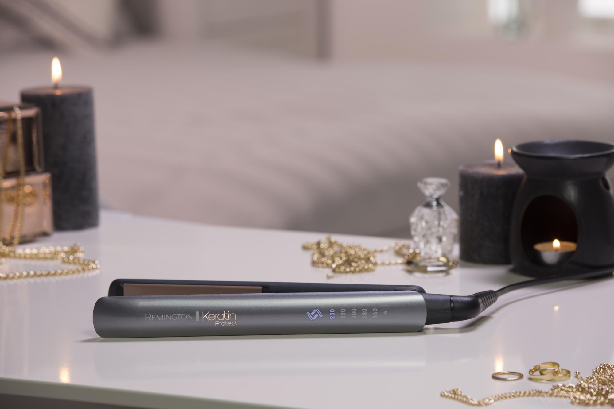 Remington Straightener Keratin Protect S8598 / 45602560100 Black, grey