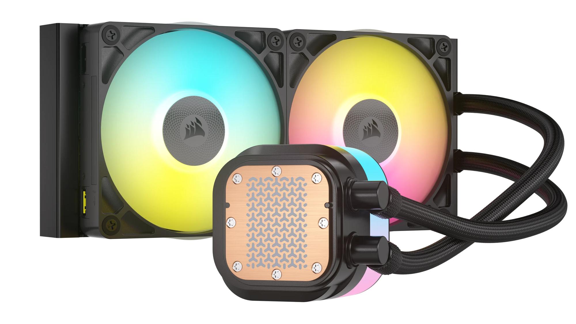 Corsair Refrigeración por agua iCUE LINK TITAN 240 RX RGB AIO / CW-9061016-WW Negro L