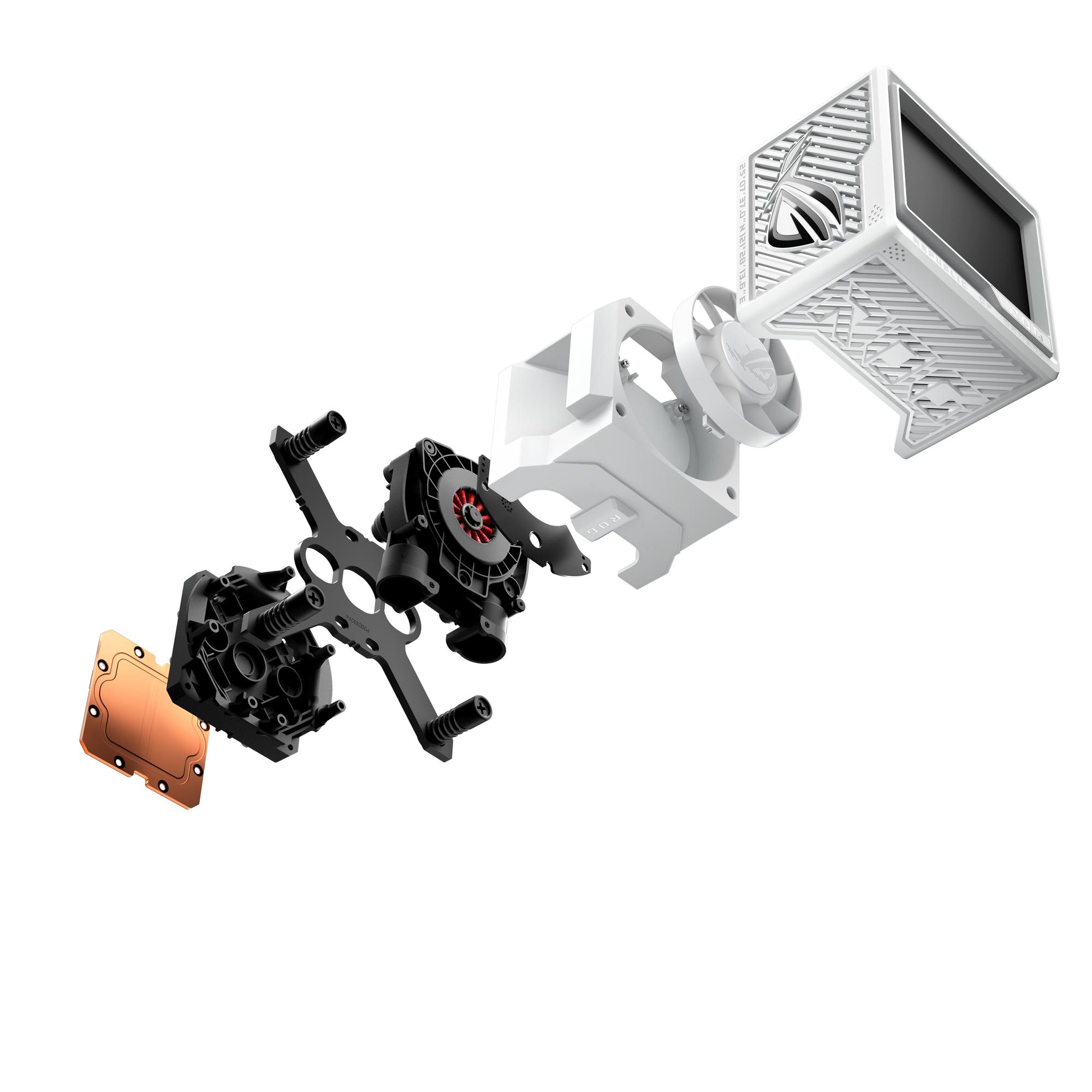 ASUS Refrigeración por agua ROG Ryujin III 360 ARGB Extreme / 90RC0132-M0EAY0 Blanco XL