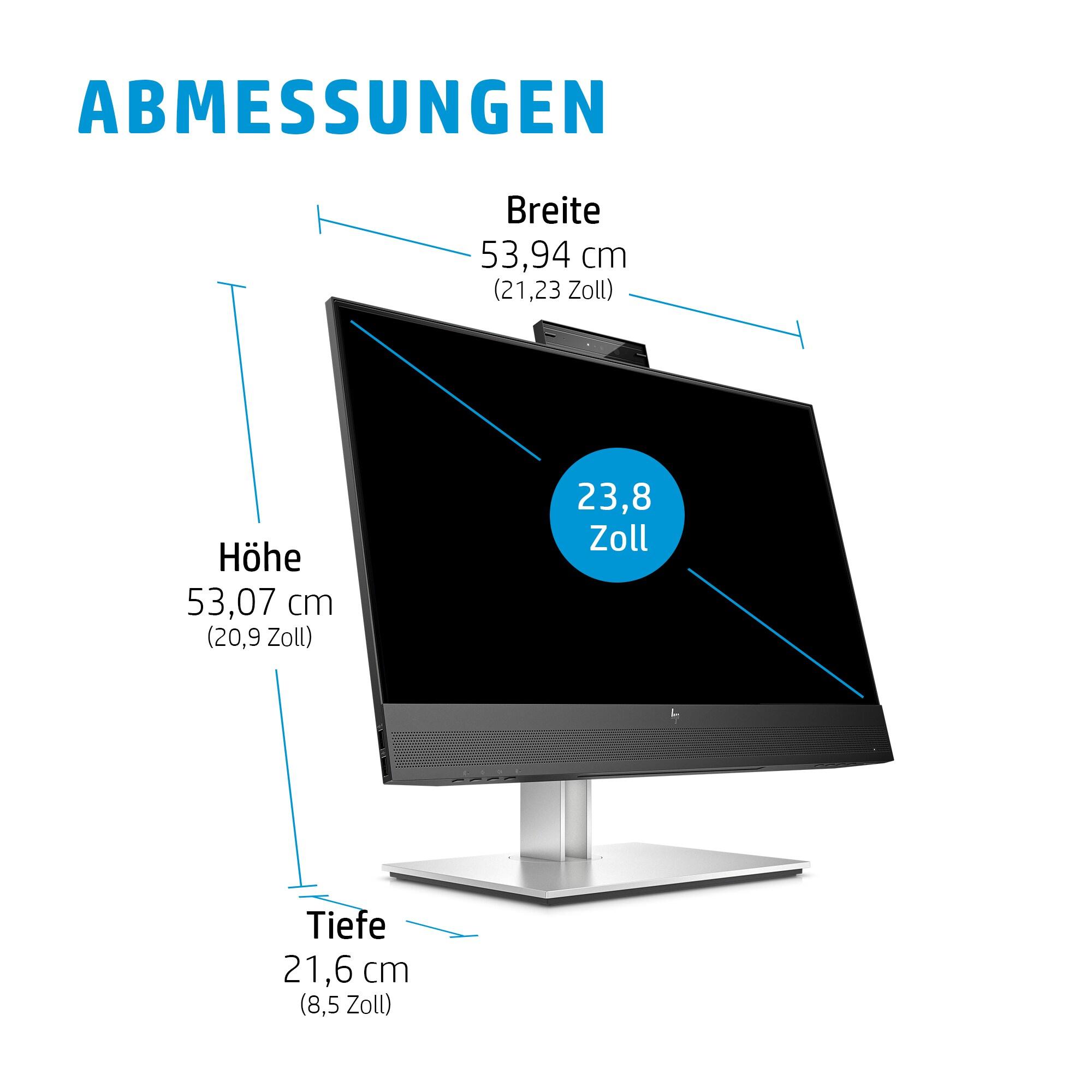 HP Monitor E24mv G4 / 169L0AA#ABB Black 60.5 cm (23.8")
