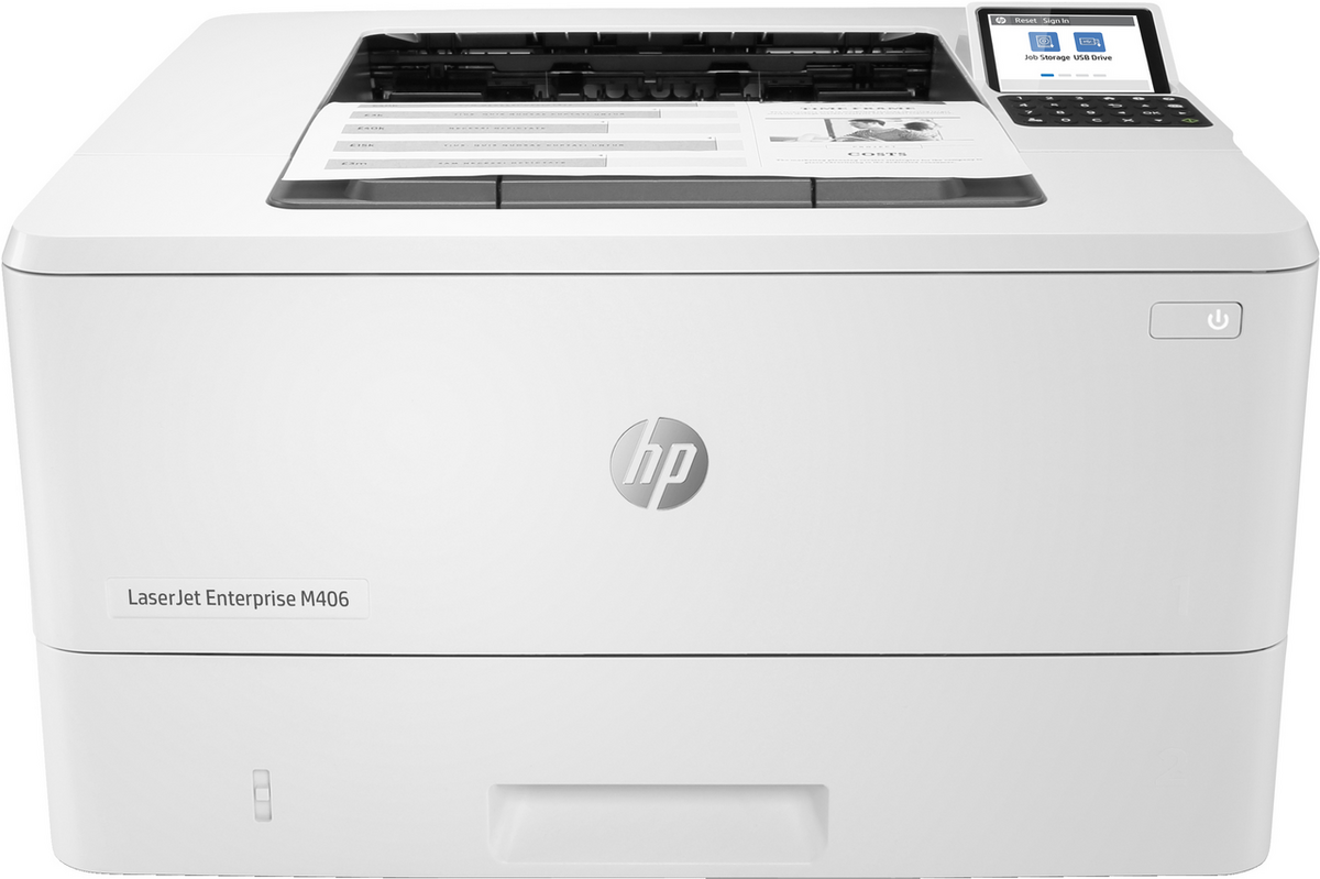 HP Drucker M406DN / 3PZ15A#B19 Schwarz/Weiß