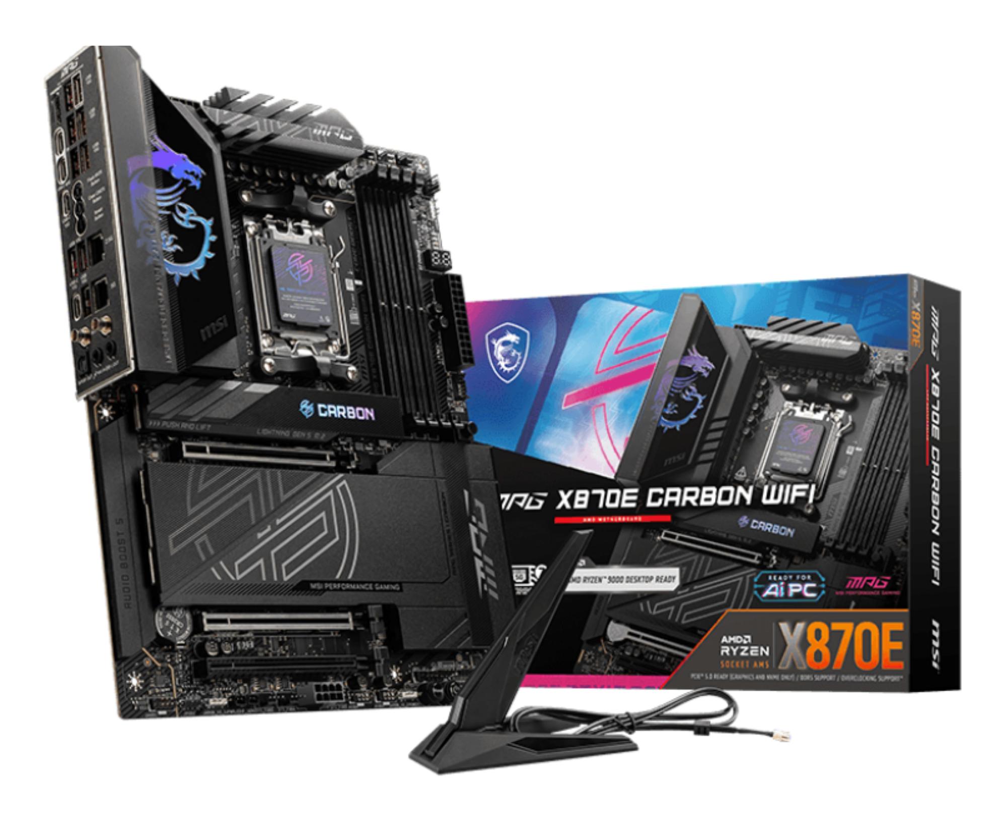 MSI Placa base MPG X870E Carbon WiFi / 7E49-001R Negro