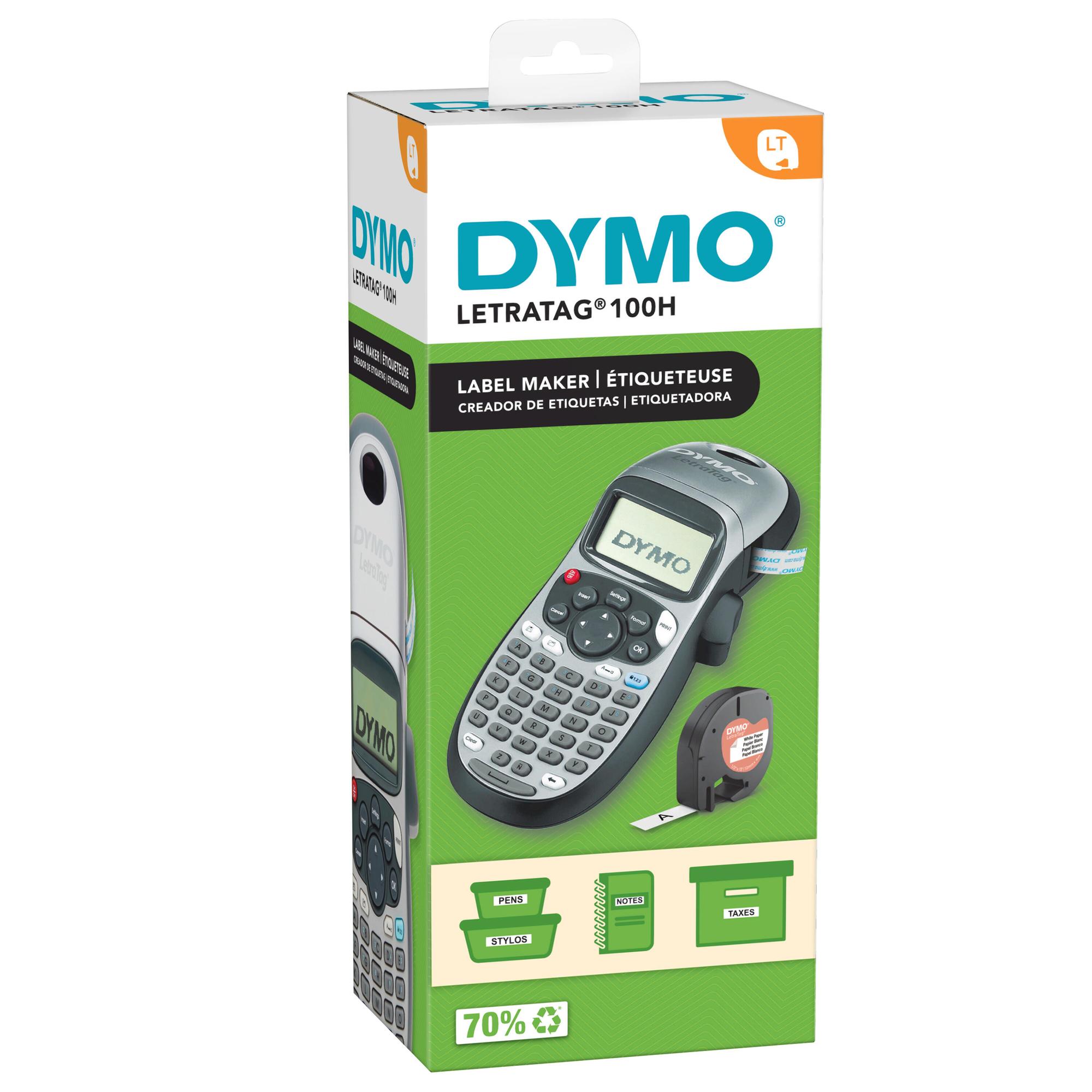 DYMO Dispositivo de etiquetado LetraTag LT-100H / 2174577 Negro Standard