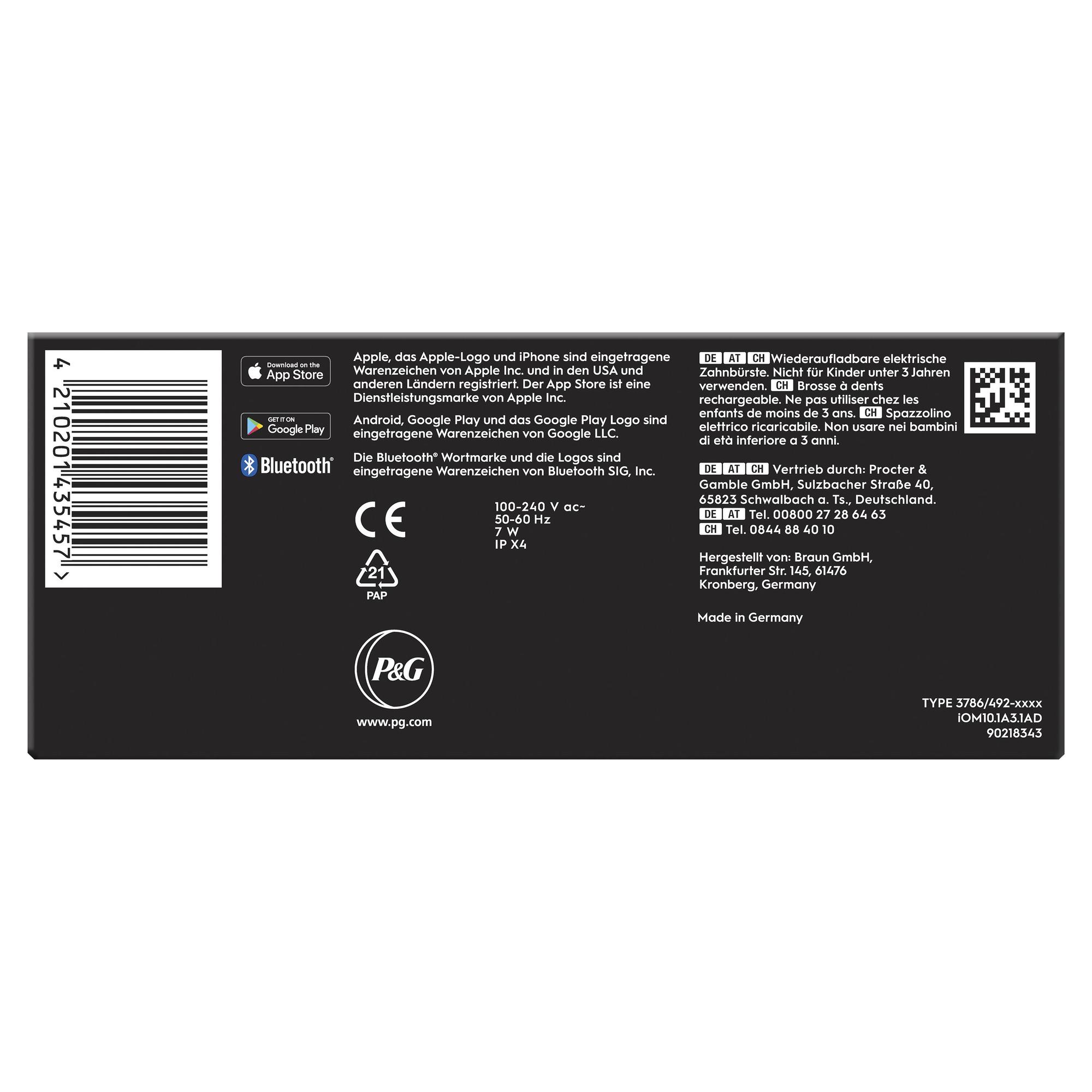 Oral-B Spazzolino da denti IO10NW / 435457 Bianco