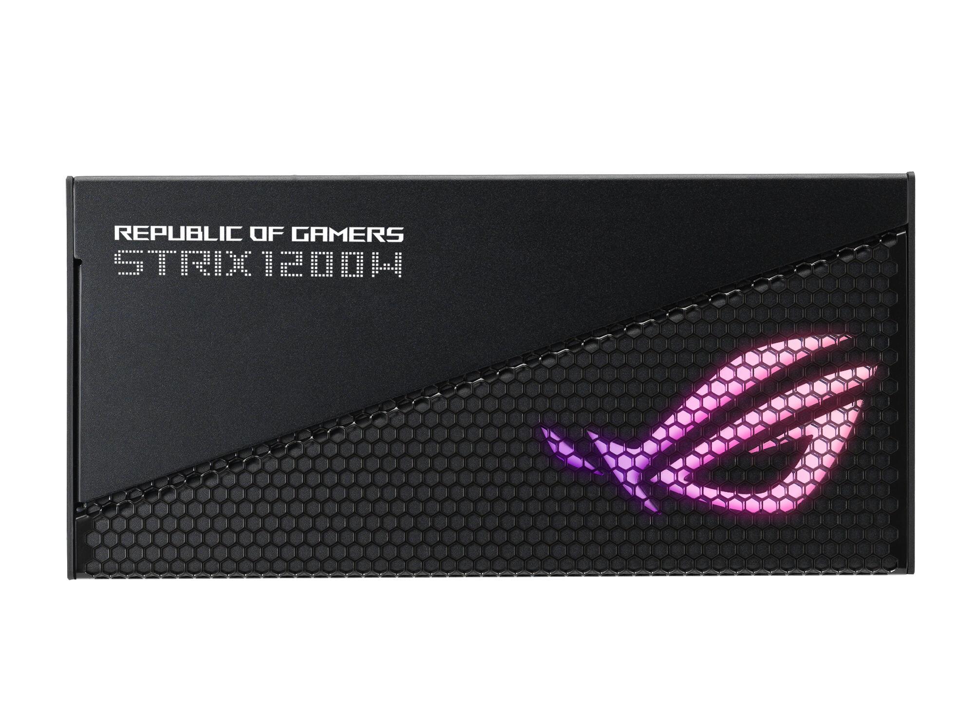 ASUS PC power supply unit ROG Strix 1200W Aura Ed. / 90YE00P0-B0NA00 Black