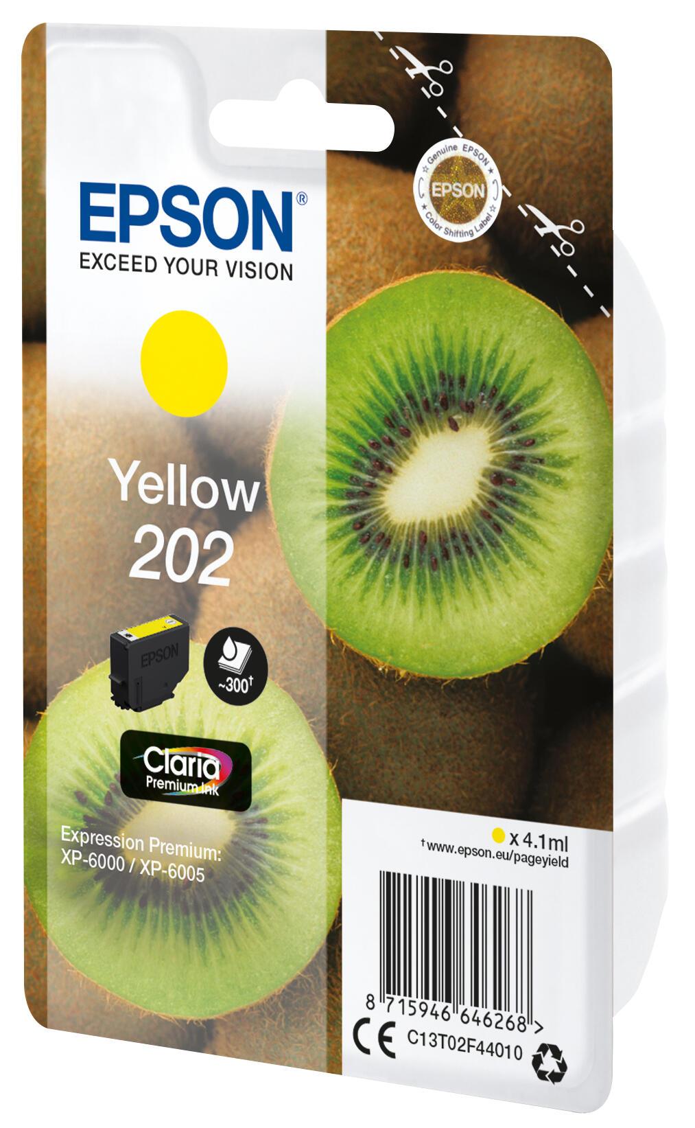 Epson Tinte 202 / C13T02F44010 Gelb Standard