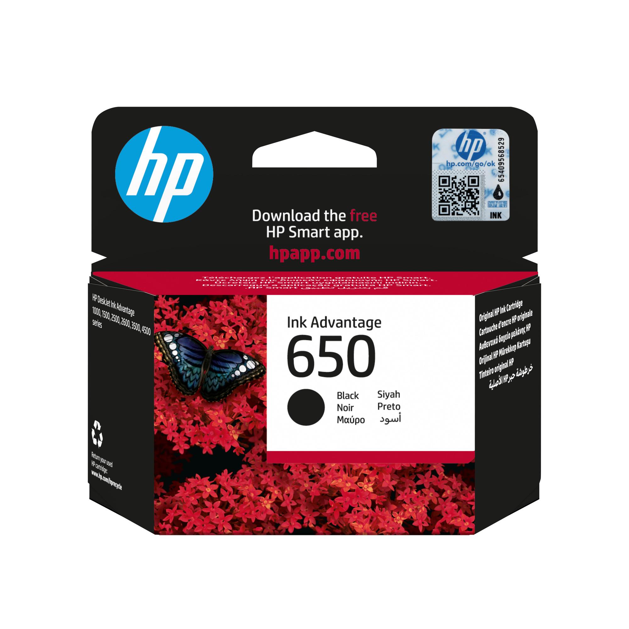 HP Tinte 650 / CZ101AE Schwarz Standard