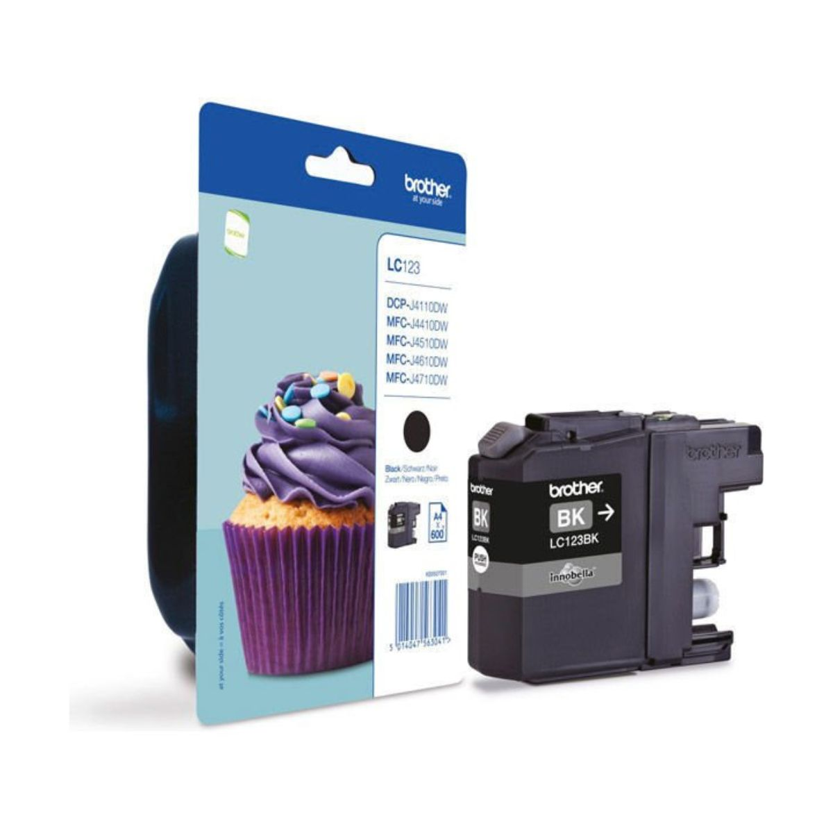 Brother Tinte LC-123BKBP / LC123BKBP Schwarz