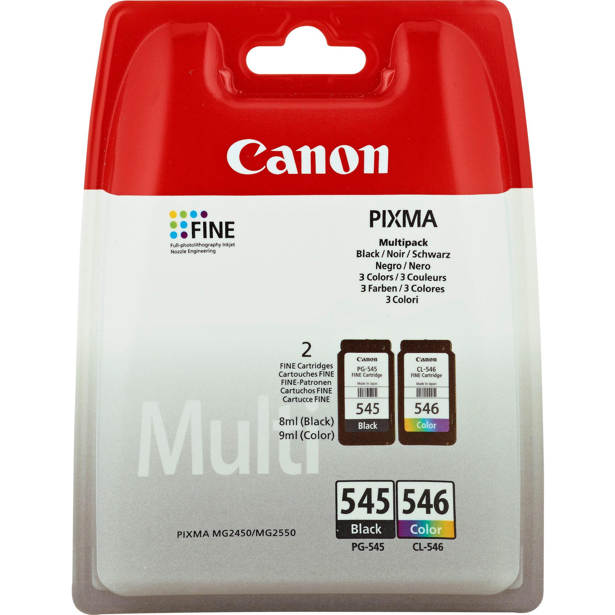 Canon Tinta PG-545/CL-546 / 8287B005 BK,C,M,Y Multipack