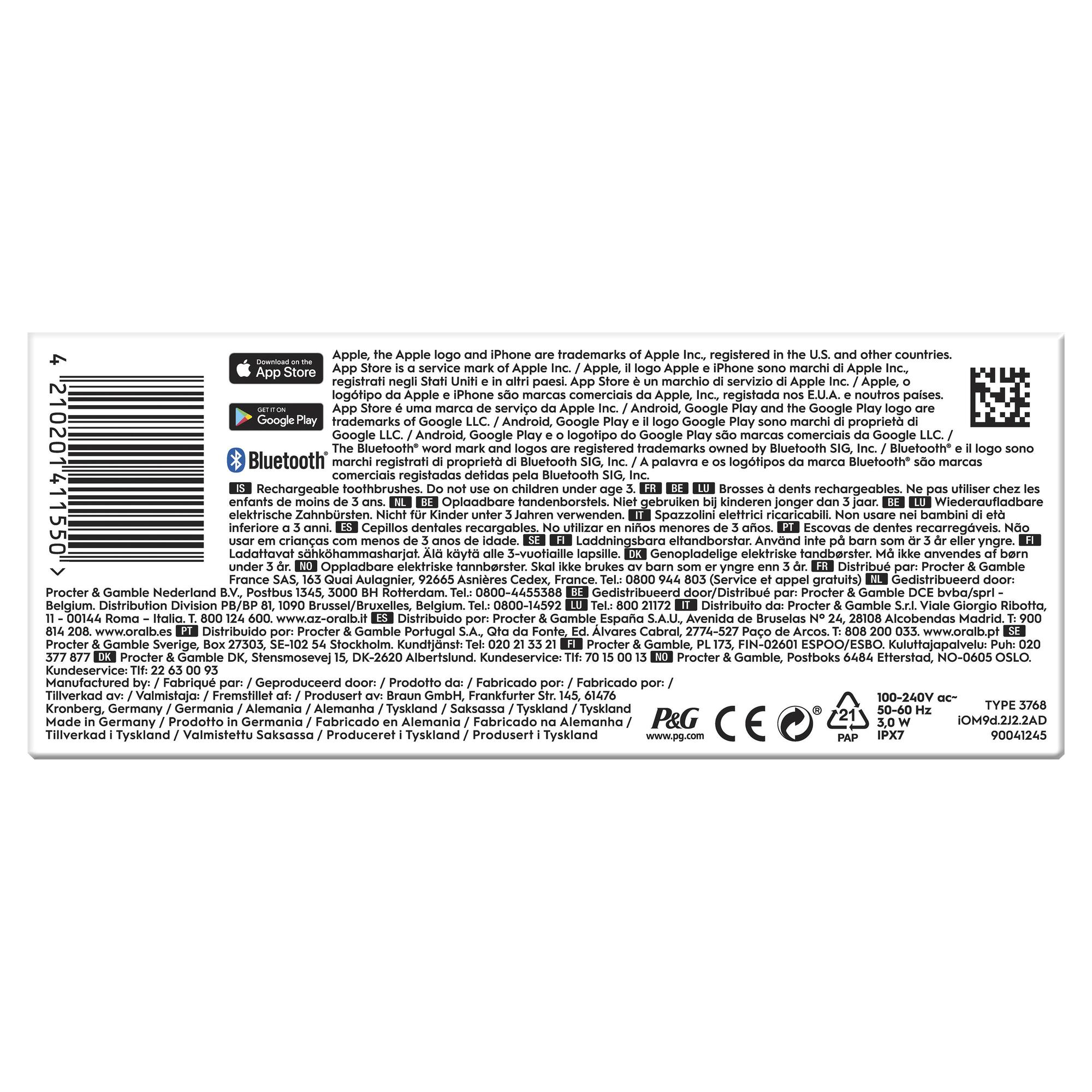 Oral-B Zahnbürste iO Series 9 Duo / 80363731 Schwarz, Silber