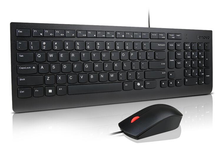 Lenovo Set de ratón y teclado Essential Wired Combo / 4X31R64414 Negro
