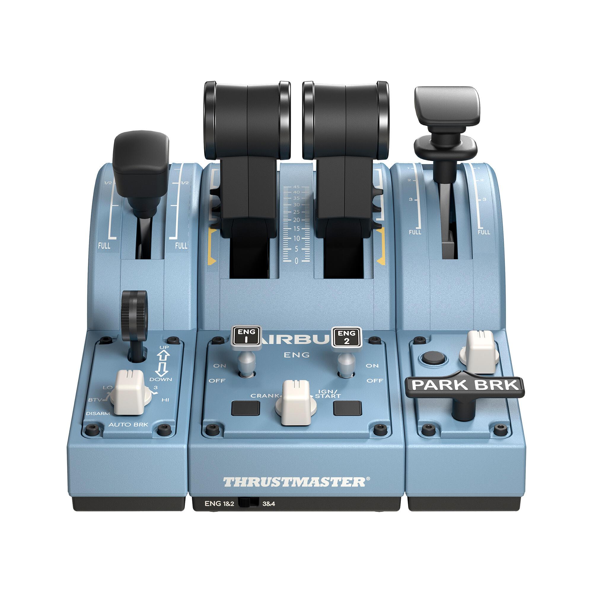 Thrustmaster Contrôleur TCA Quadrant Add-On Airbus Edi / 2960853 Noir, bleu