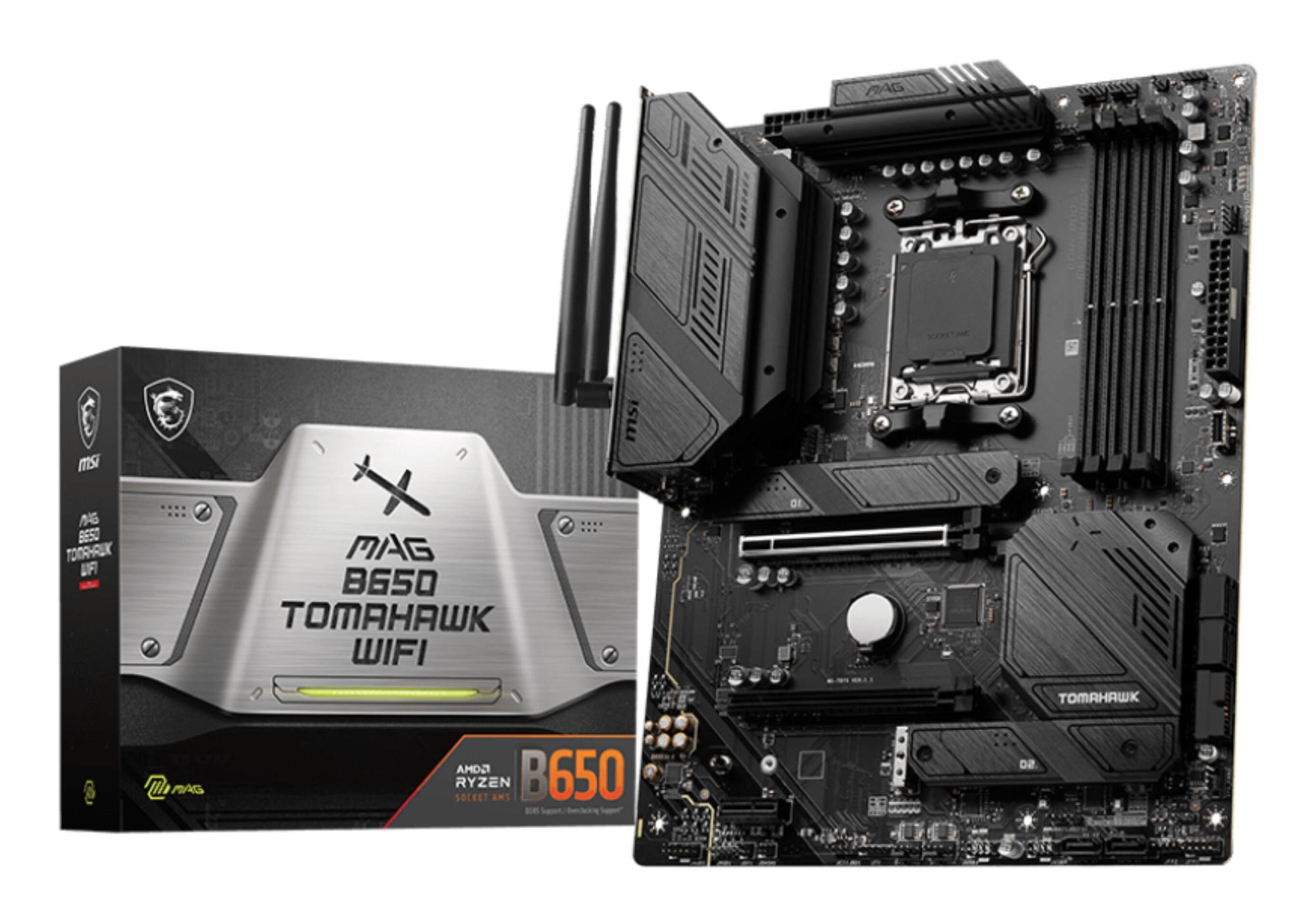 MSI Placa base MAG B650 Tomahawk Wifi / 7D75-001R Negro