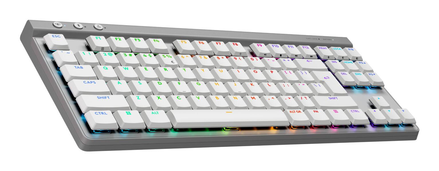 Logitech Tastatur G515 Lightspeed TKL GL Tactile / 920-012539 Weiß Standard