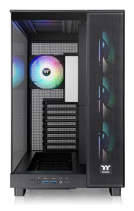 Thermaltake Alloggiamento per PC View 380 XL TG ARGB / CA-11E-00M1WN-00 Nero