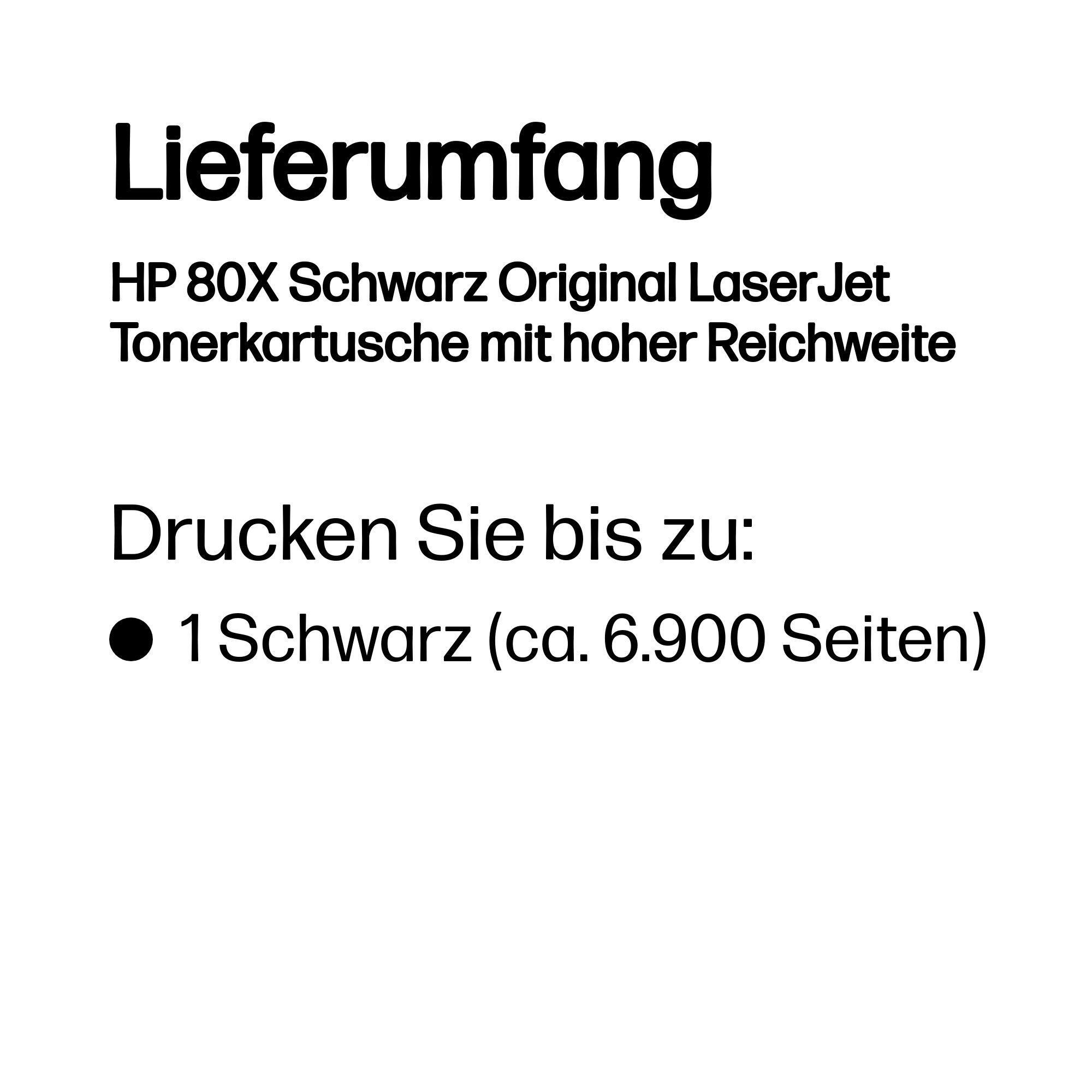 HP Toner 80X / CF280X Nero XL