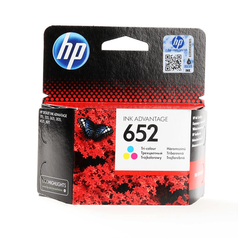 HP Tinte 652 / F6V24AE C,M,Y