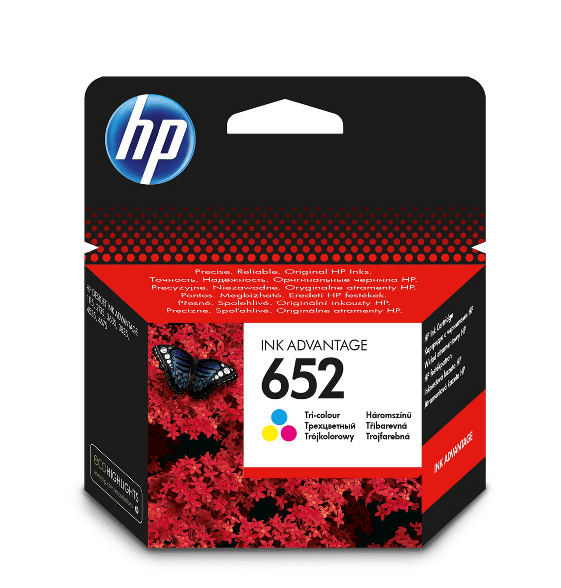 HP Tinte 652 / F6V24AE C,M,Y Multipack
