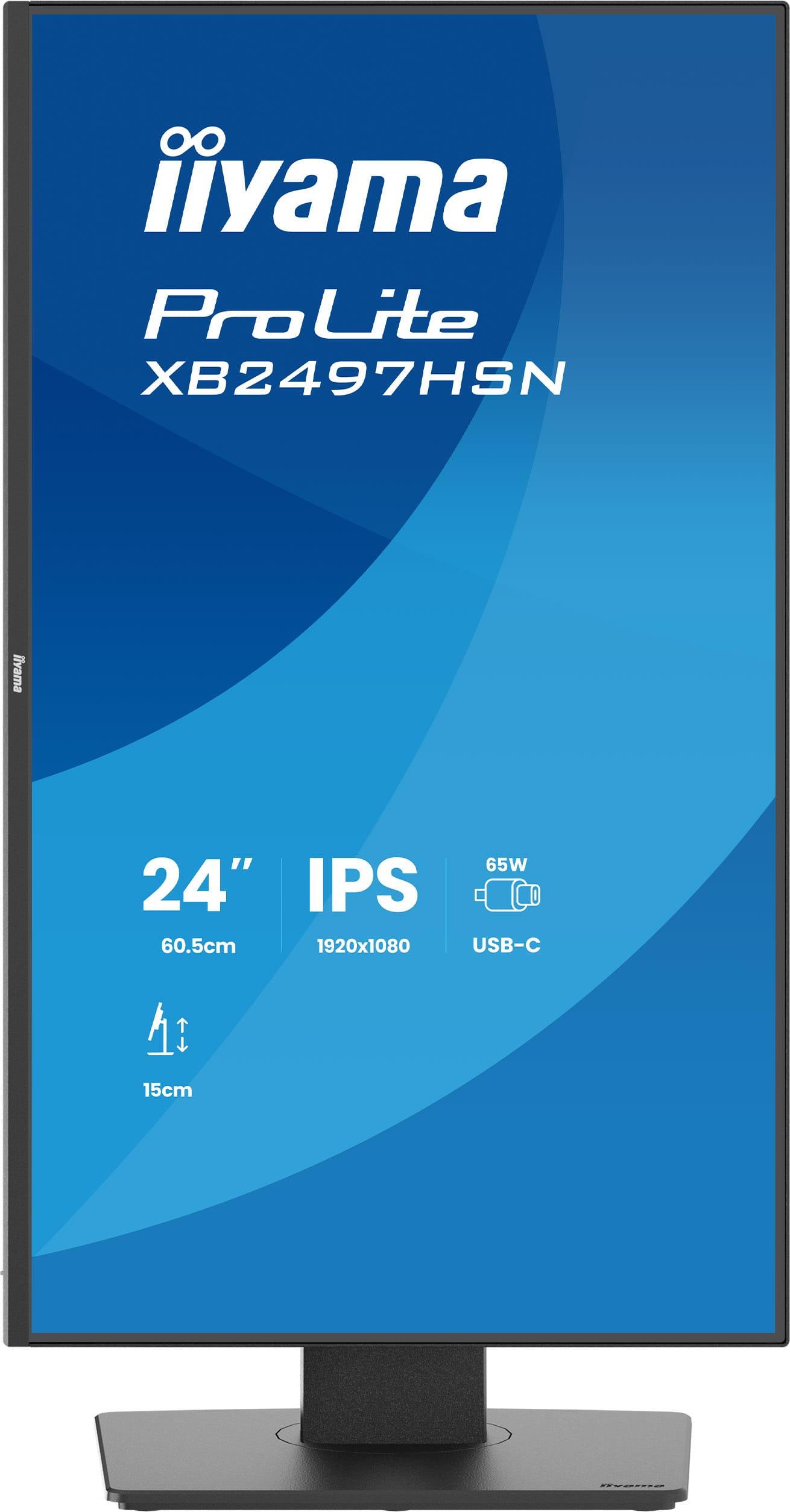 iiyama Monitor XB2497HSN-B1 / XB2497HSN-B1 Black Standard 60.5 cm (23.8")