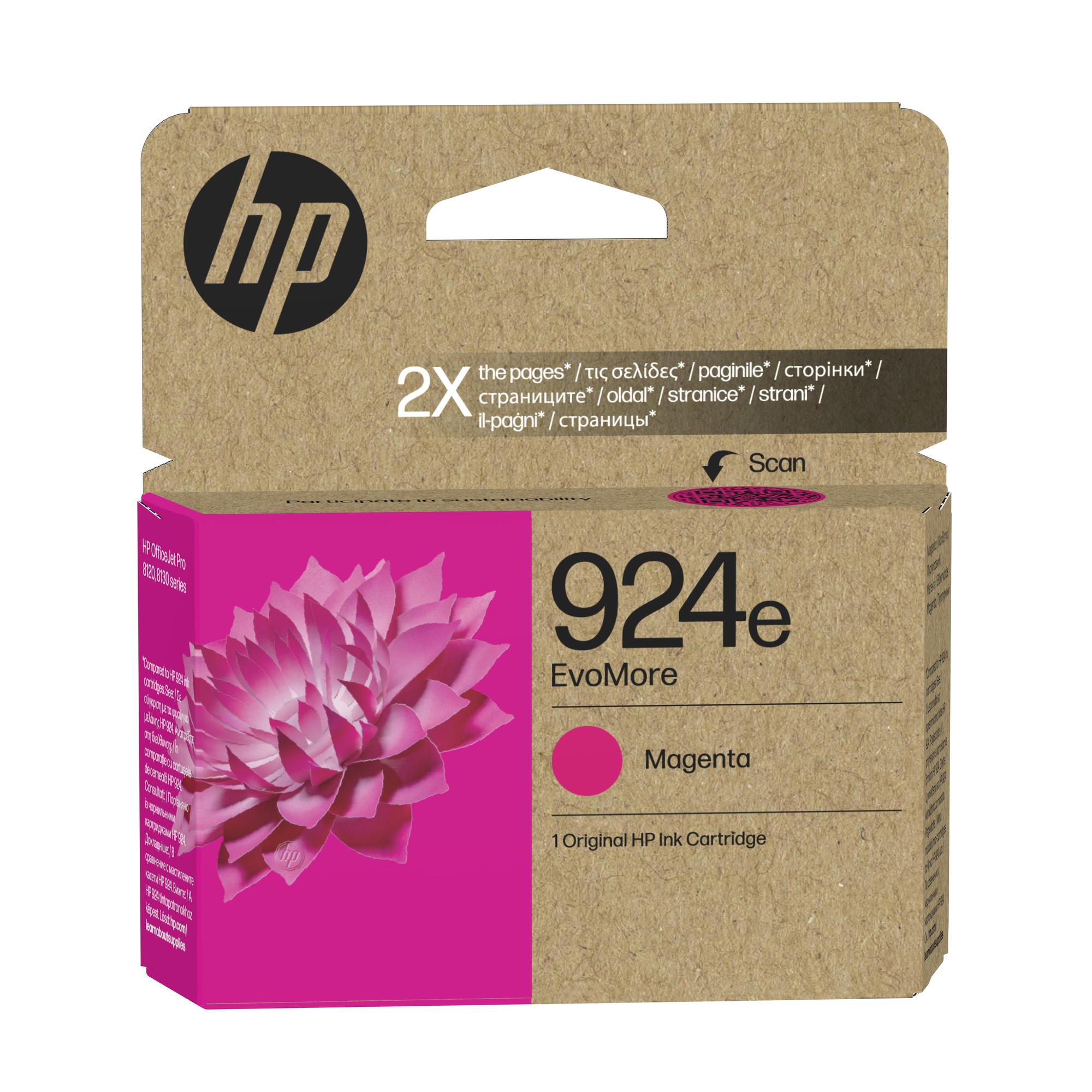 HP Inchiostro 924E / 4K0U8NE Magenta XL