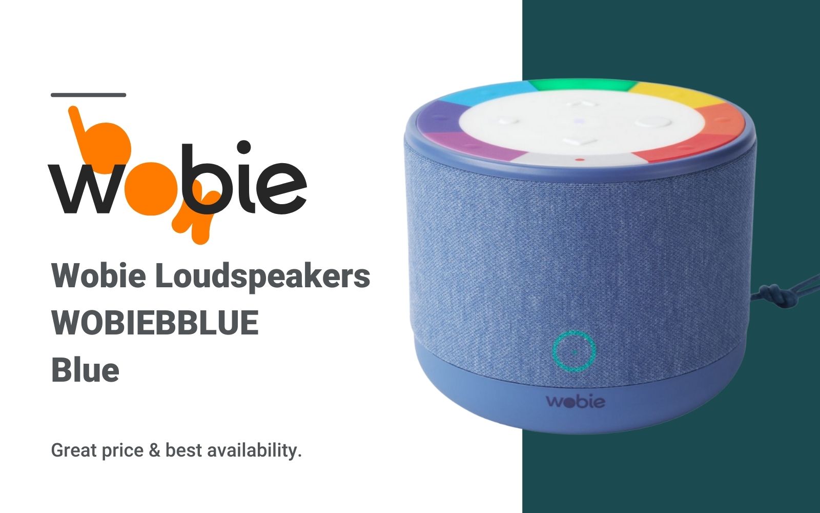 Wobie Loudspeaker Blue