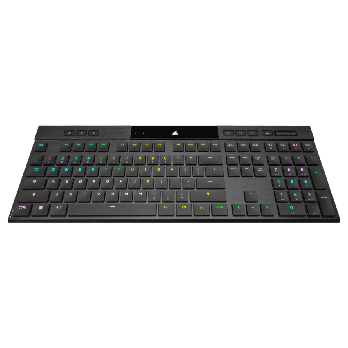 Corsair Tastatur K100 RGB Air / CH-913A01U-DE Schwarz