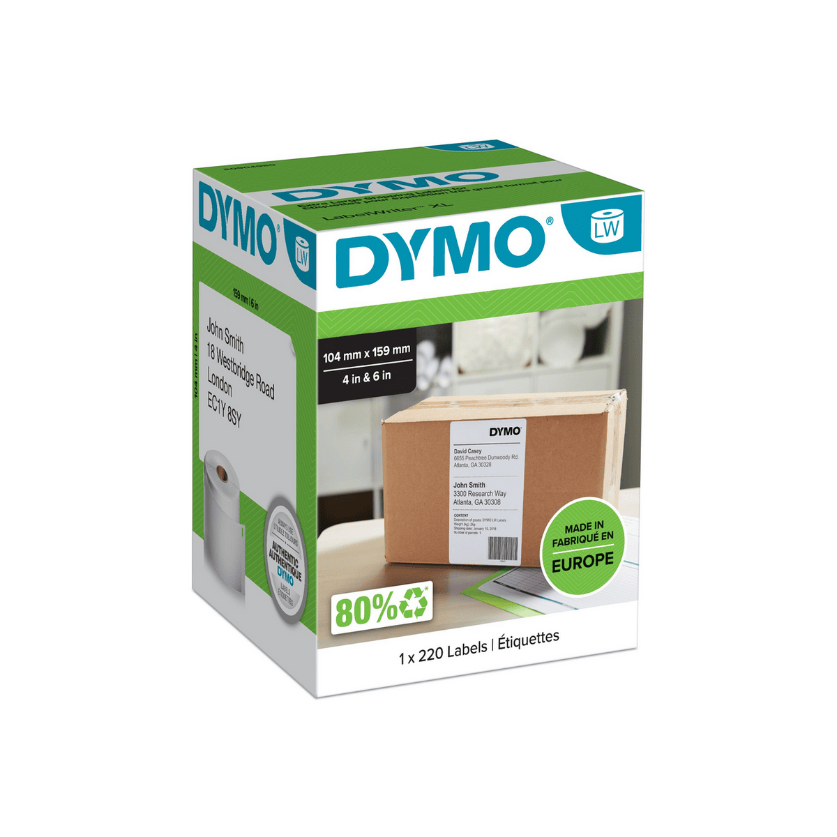 Dymo Etikett S0904980 Weiß