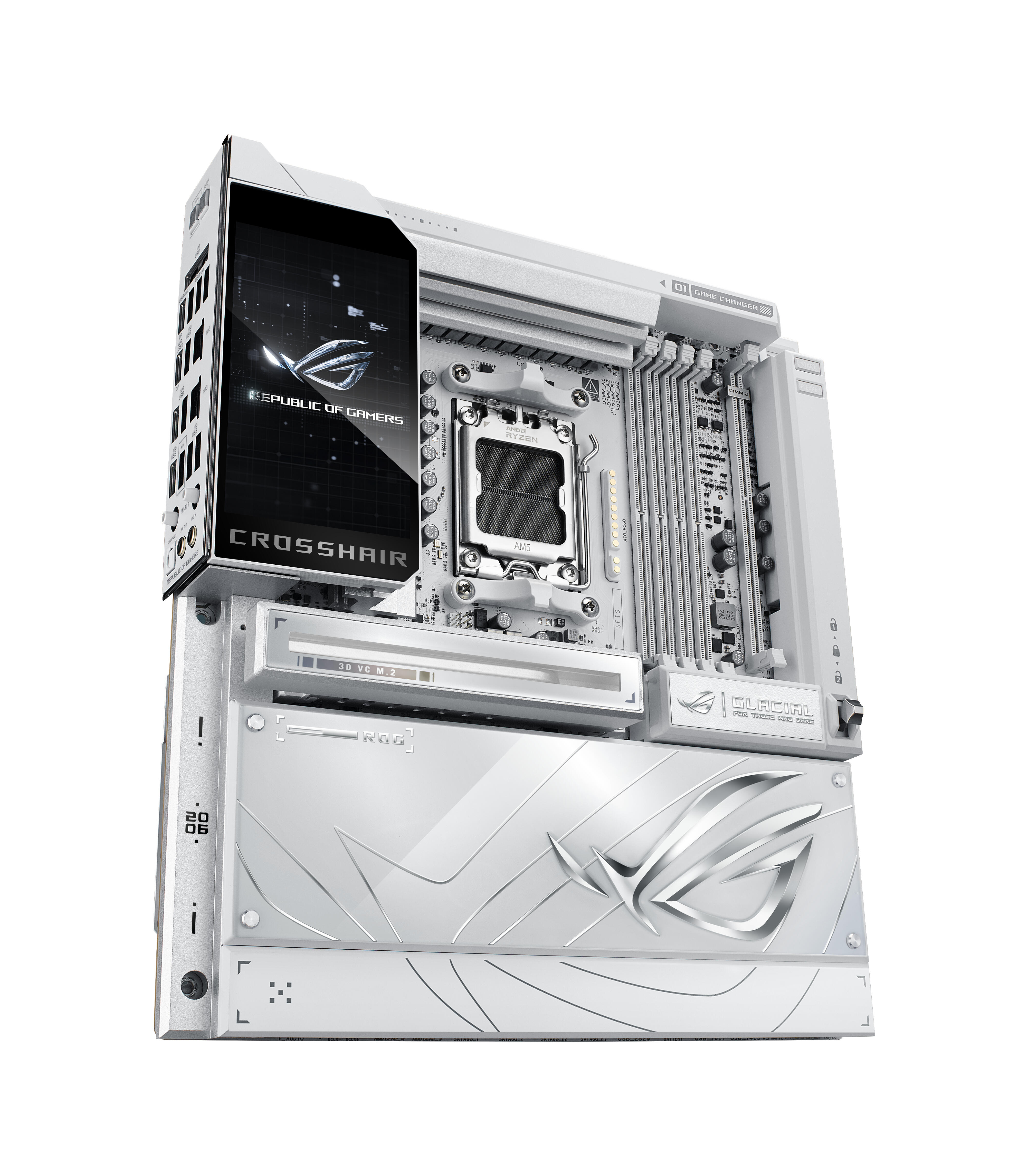 ASUS Scheda madre ROG CROSSHAIR X870E GLACIAL E-ATX / 90MB1NQ0-M0EAY0 Bianco