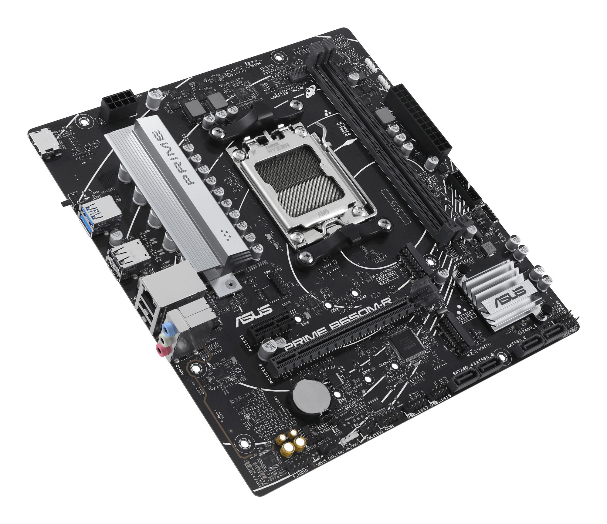 ASUS Mainboard Prime B650M-R / 90MB1H30-M0EAY0 Black