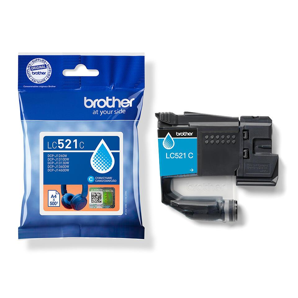 Brother Inchiostro LC-521C / LC521C Ciano Standard