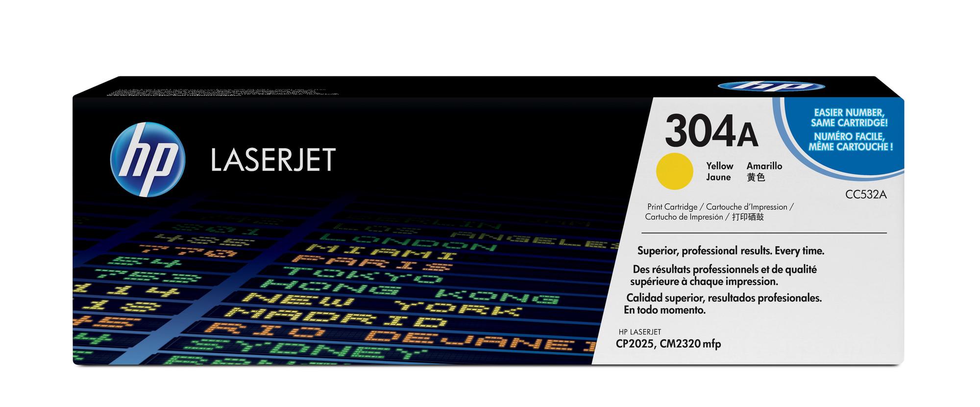 HP Toner 304A / CC532A Giallo Standard