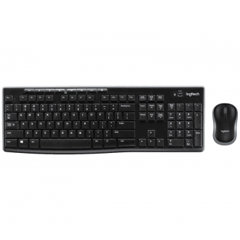 Logitech Mouse and keyboard set MK270 / 920-004508 Black