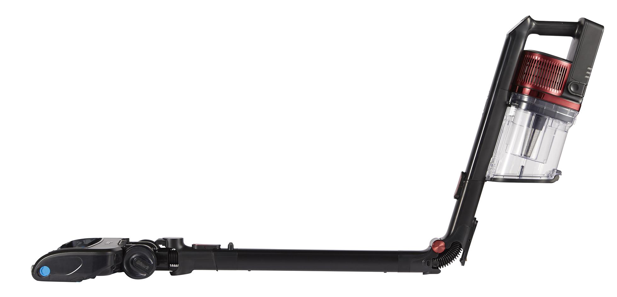 SharkNinja Aspirapolvere a bastone Shark DuoClean PowerFins / IZ300EUT Nero, Borgogna