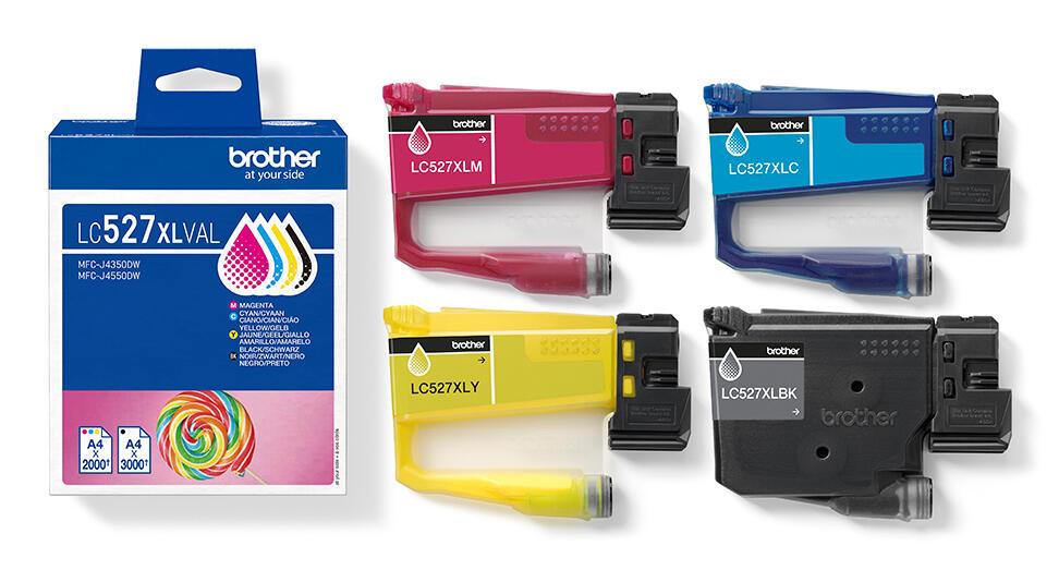 Brother Inchiostro LC-527XLVAL / LC527XLVAL BK, C, M, Y XL