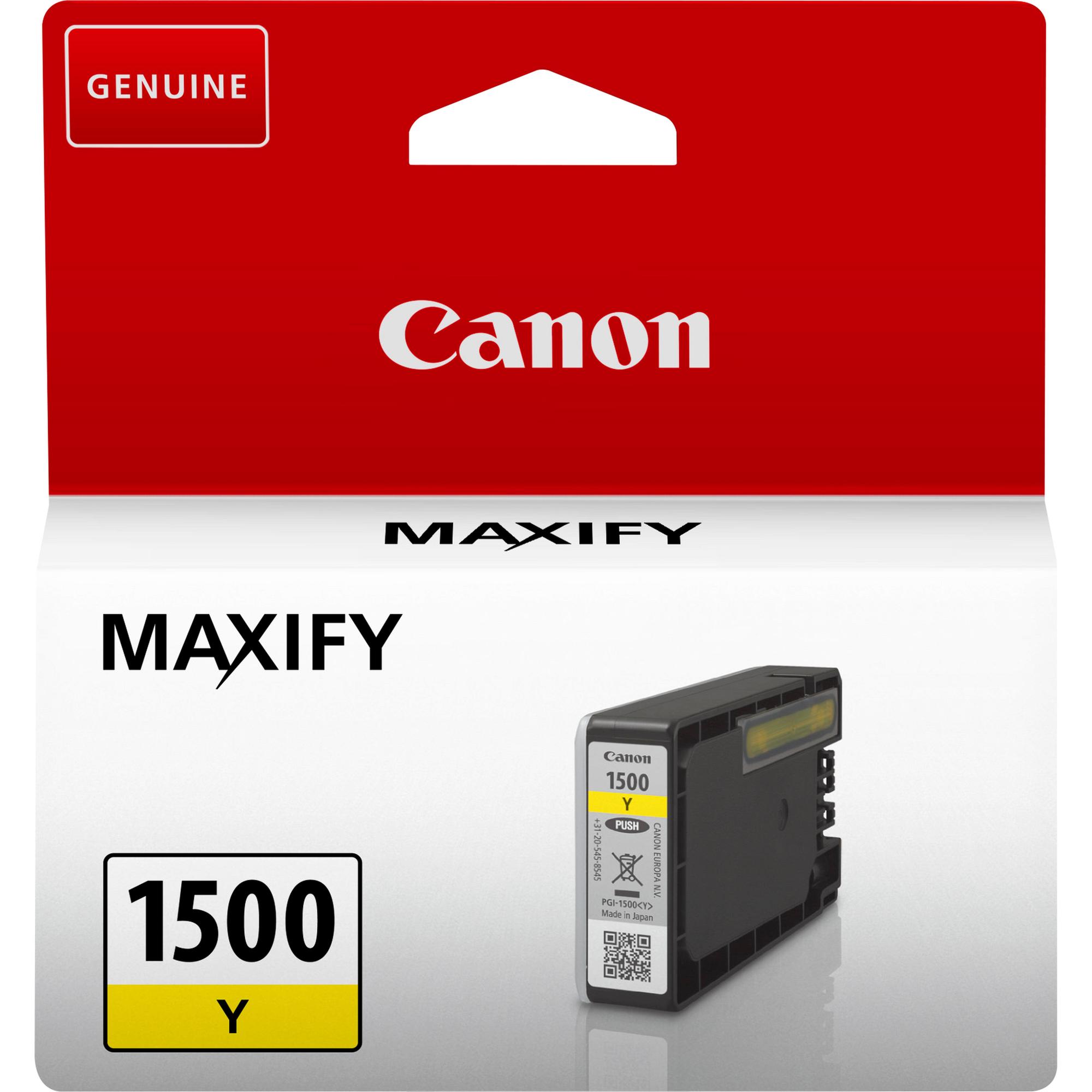 Canon Tinta PGI-1500 Y / 9231B001 Amarillo Standard