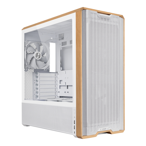 Lian Li Carcasa de PC Lancool 217 Wood / G99.LAN217W.00 Blanco