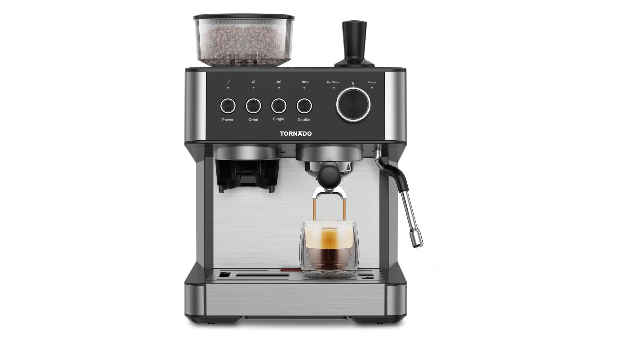 TORNADO Máquina Portafiltro TCM5431-GS Plata