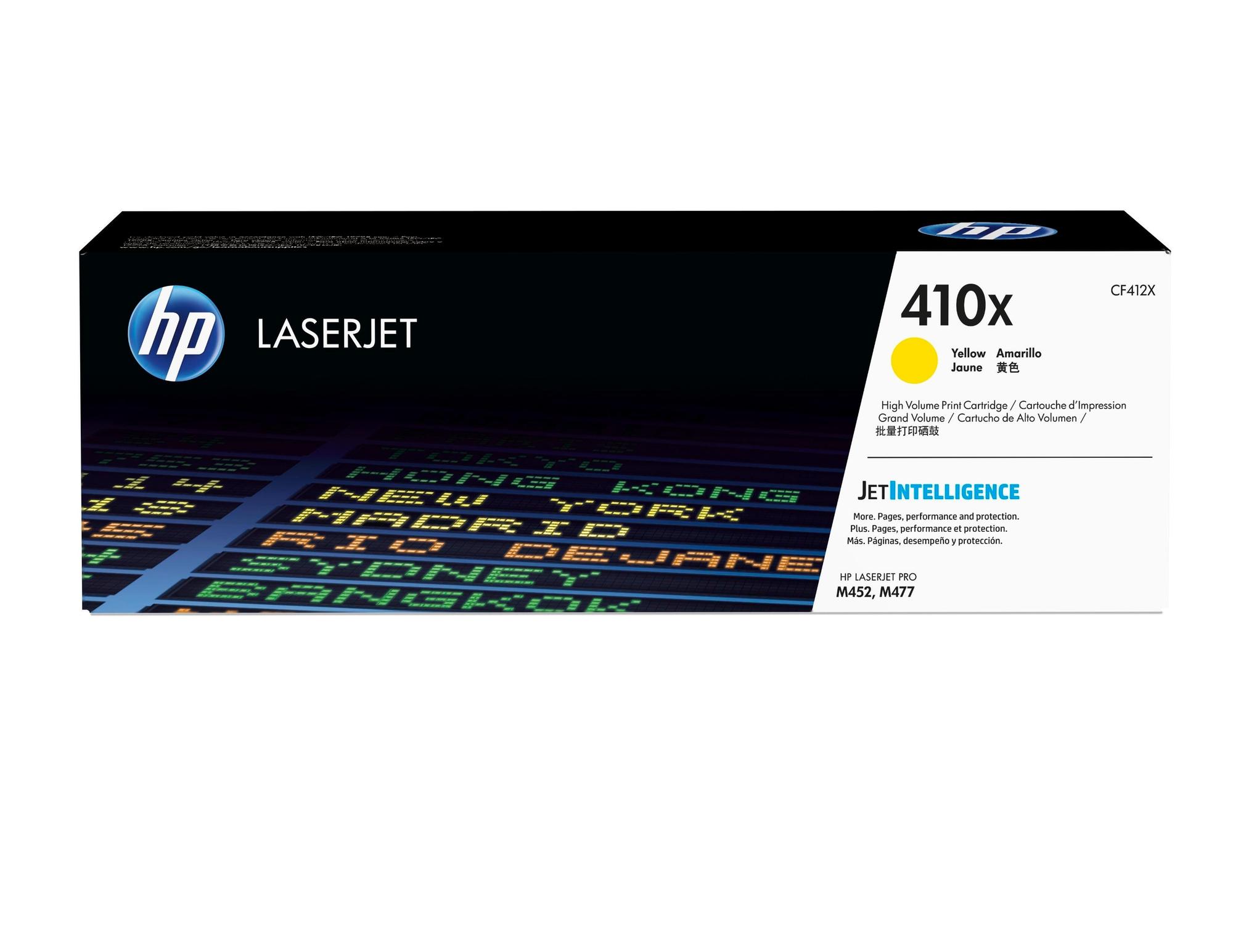 HP Tóner 410X / CF412X Amarillo XL
