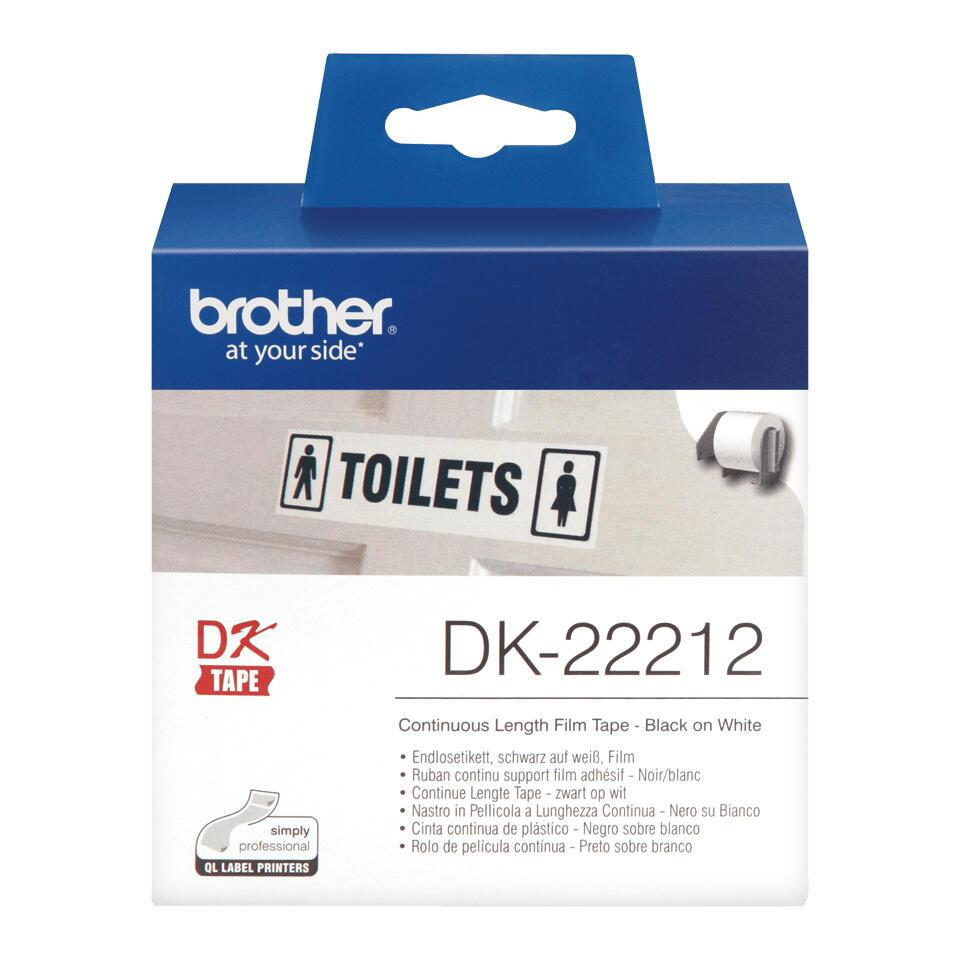 Brother Etiqueta DK-22212 / DK22212 Blanco