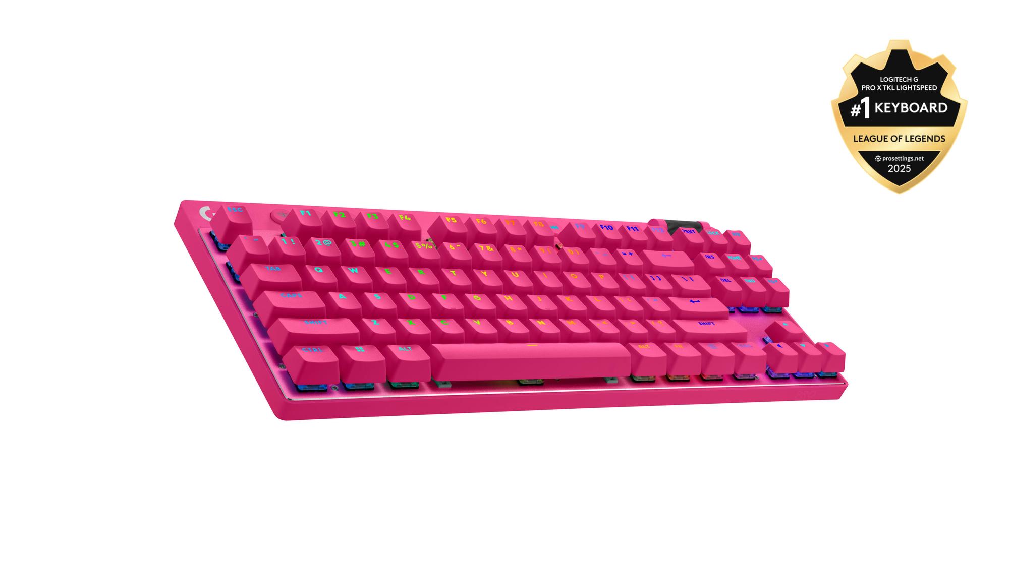 Logitech Clavier G Pro X TKL Lightspeed / 920-012159 Magenta