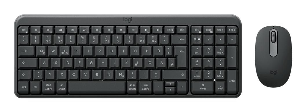 Logitech Maus- und Tastatur-Set MK250 / 920-013552 Graphit