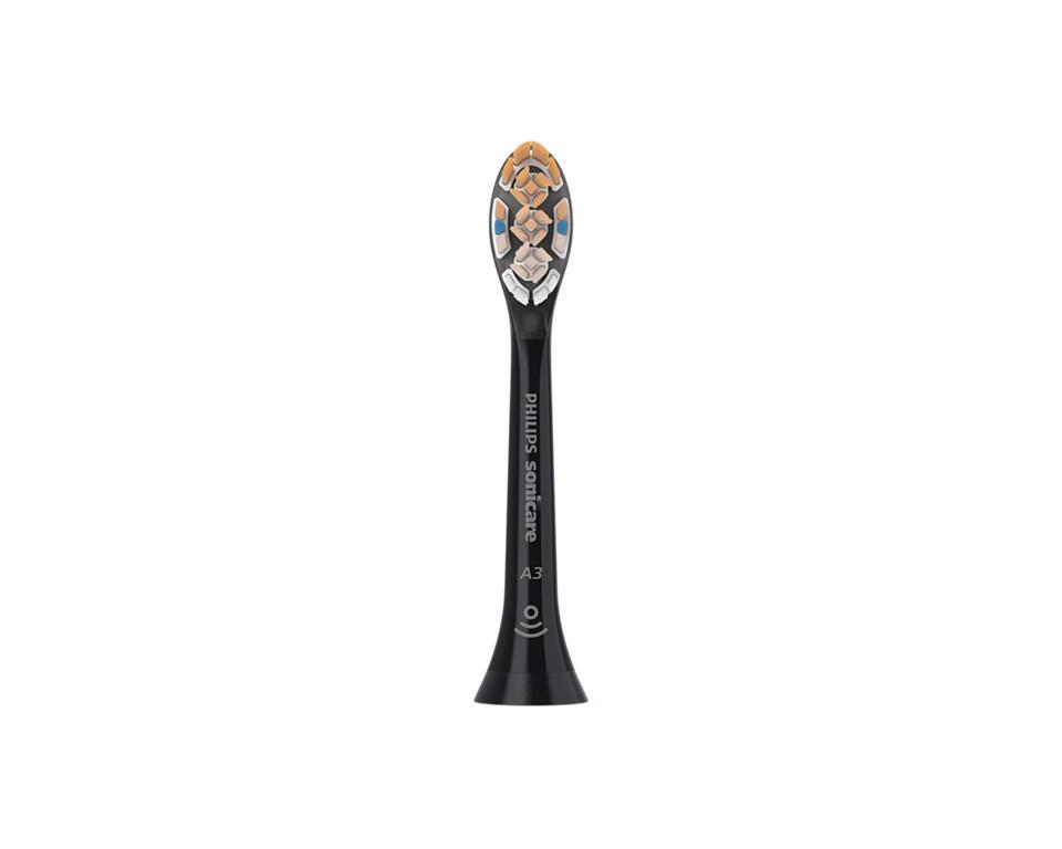 Philips Spazzolino da denti collegabile Sonicare A3 Premium All-in-one / HX9092/88 Nero Doppelpack